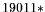 $ 19011*$